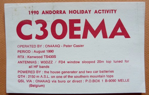 Carte postale radio - carte,