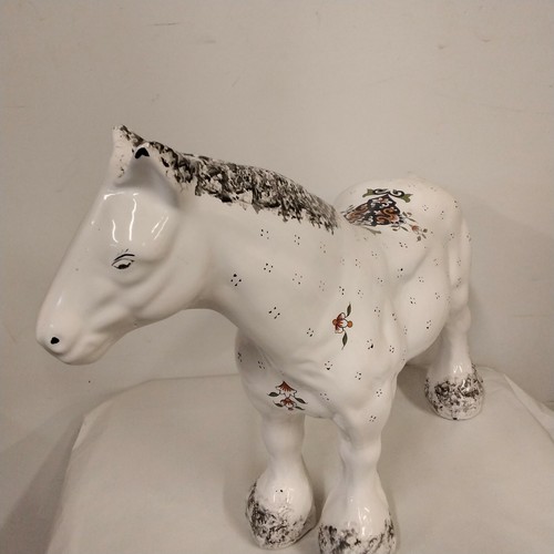 Cheval faience desvres - cheval,