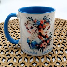 Mug Elsa et Anna la reine des neige avec le ou les prénoms de votre choix