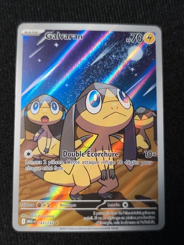 Carte pokémon galvaran - pokémon,