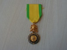 medaille  valeur discipline