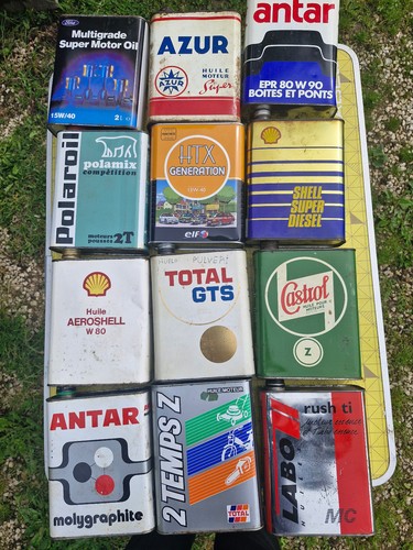 Lot bidons huile 2 - bidons,