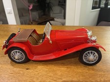 Vintage Entex 1939 Jaguar SS100 1/16. Modèle Assemblé et Peint