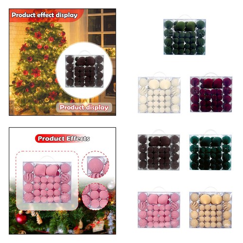 Pièces boules noël - pièces, de