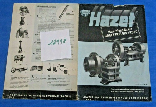 12998 dépliant hazet - n°12998,