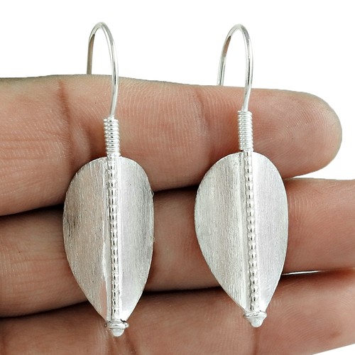 Feuille pendantes oreilles 925 - oreilles,