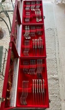 argenterie couverts WMF de 97 pièces en 3 coffrets + une boîte