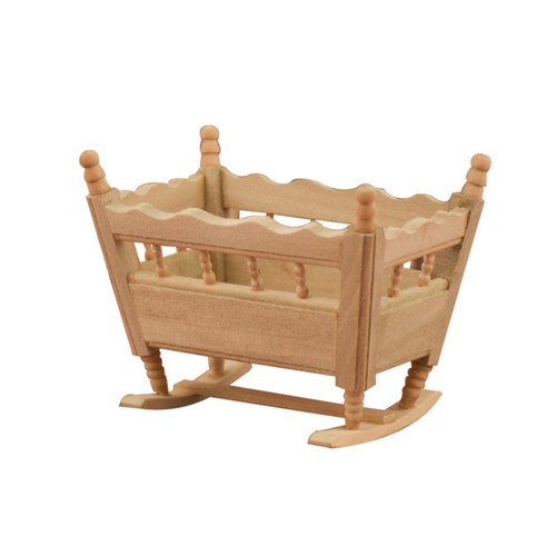 Berceau poupée bois non - poupée, en