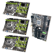 Lot de 4 Carte mère BTC-B250 Minage 12 GPU Mining Rig Minage