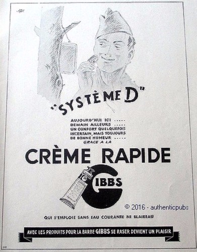 Publicite gibbs savon - savon, pour