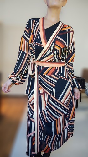 Robe rétro imprimé