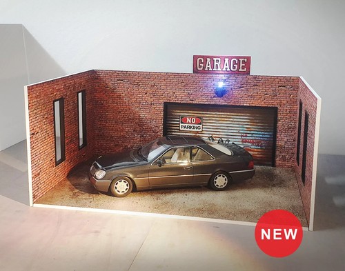 Kit maquette diorama garage