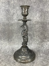 Chandelier Bougeoir en étain