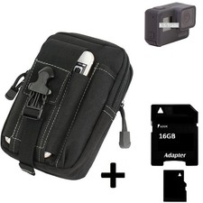 Housse pour GoPro Hero 5 Black sac ceinture cas étui protection + 16GB mémoire