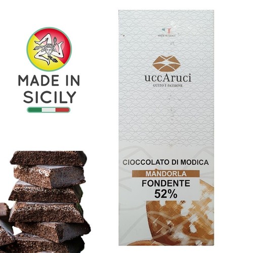 Chocolat modica amande - chocolat,