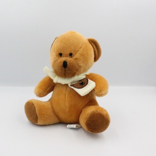 Peluche ours marron - , écharpe
