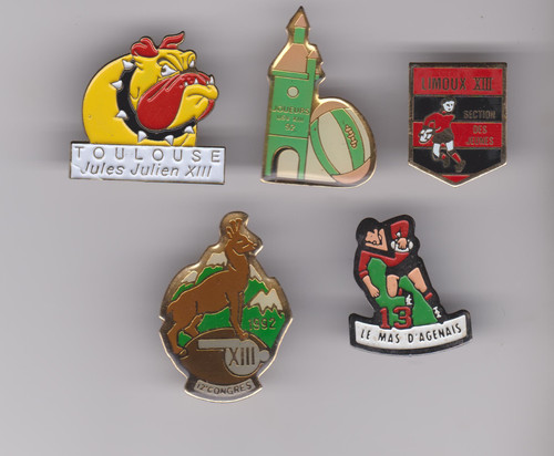 Lot pin rugby - lot, pin's