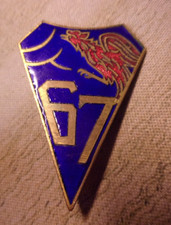 Rare: insigne 67° Régiment