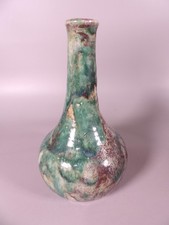 Vase en Grès émaillé Polychrome - Signé Pierre LION