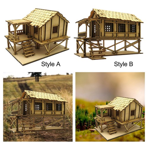 Puzzle bois 72 cabane - puzzle, en