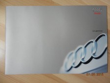 catalogue AUDI la gamme