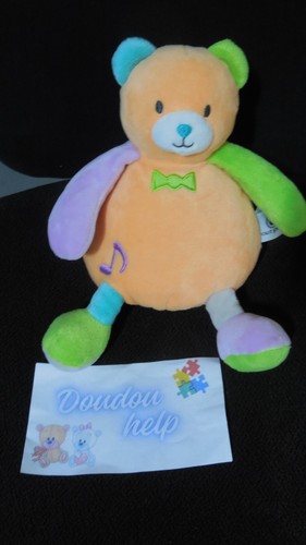 Doudou peluche musical ours - doudou,