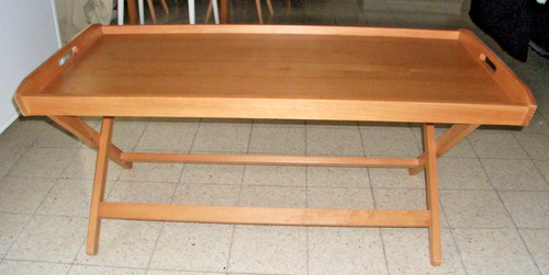 Table bois pliante - en,