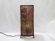 Lampe ethnique vintage peau