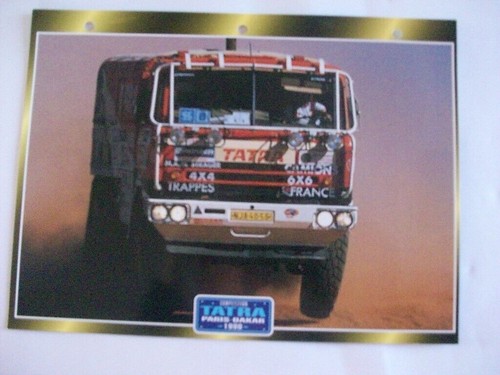 Carte fiche camion - carte,