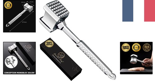 Attendrisseur viande inox - attendrisseur,