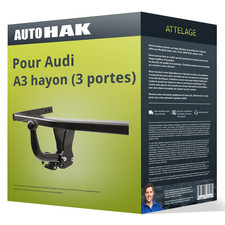 Attelage pour Audi A3 hayon (3 portes) type 8P col de cygne Auto Hak TOP