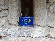 Plaque 1 Er Bataillon Chasseurs À Pied