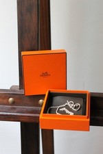 Hermès collier en argent avec