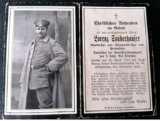 avis décès infirmier bavarois allemand Plouvain 1916