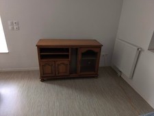 Meuble TV Vintage en bois Largeur 140 cm - Profondeur 51 cm - Hauteur 87 cm.