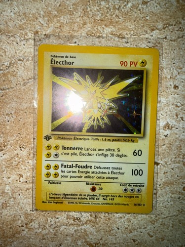 Carte pokémon holo electhor - carte,