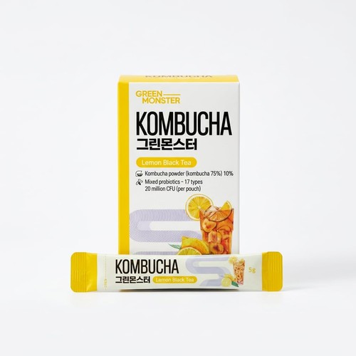 Green monster kombucha citron - monster,