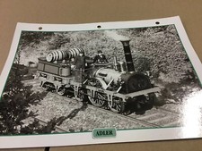 033 locomotive Adler 1835 Fiche collection ATLAS trains de légende