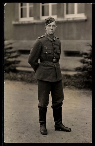 Carte postale soldat - soldat, des