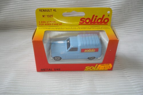 Solido 1325 renault 4l - 1325, :
