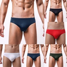 Slip Hommes Pyjama sans Couture Été Sexy Maillot de Bain Respirant Culotte