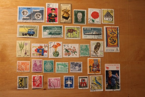 Timbres rép démocratique - timbres,