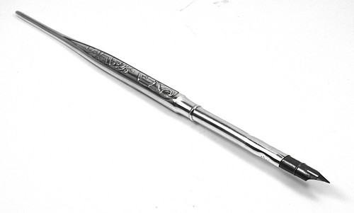 Porte plume argent massif - en,