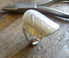 Bague pièce argent franc - pièce, 1