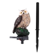  Lampe Chouette Hibou Décorations De Jardin En Plein Air Ornements Pelouse