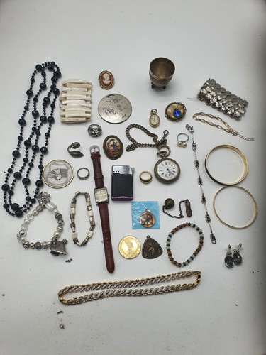 Lot bijoux objets ancien - et,