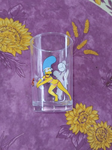 Verre publicitaire moutarde - verre,