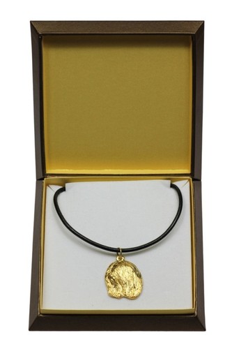Lhassa apso collier doré - lhassa,
