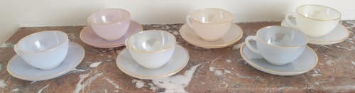Tasses 6 soucoupes - 6,