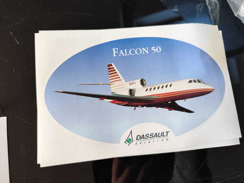 Autocollant falcon dassault - falcon, 50